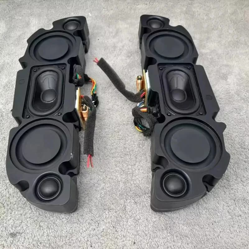 Hi-Fi 2-Way Passive Speaker: Triple Driver, Dual Bass Diaphragms & Long-Throw Dual Tweeters for Home/Studio Audio