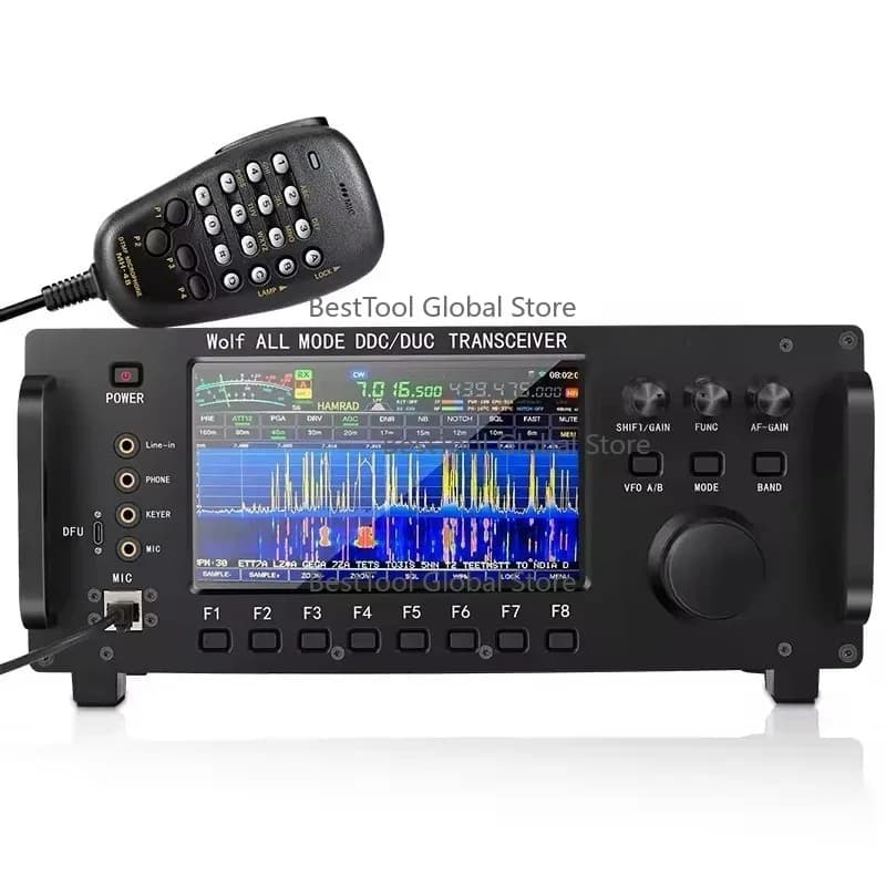ZT7500 100W Wolf All Mode DDC DUC Transceiver S-DR Short Wave LF HF VHF UHF CB 0.5-750MHz Shortwave Receiver Mobile Radio