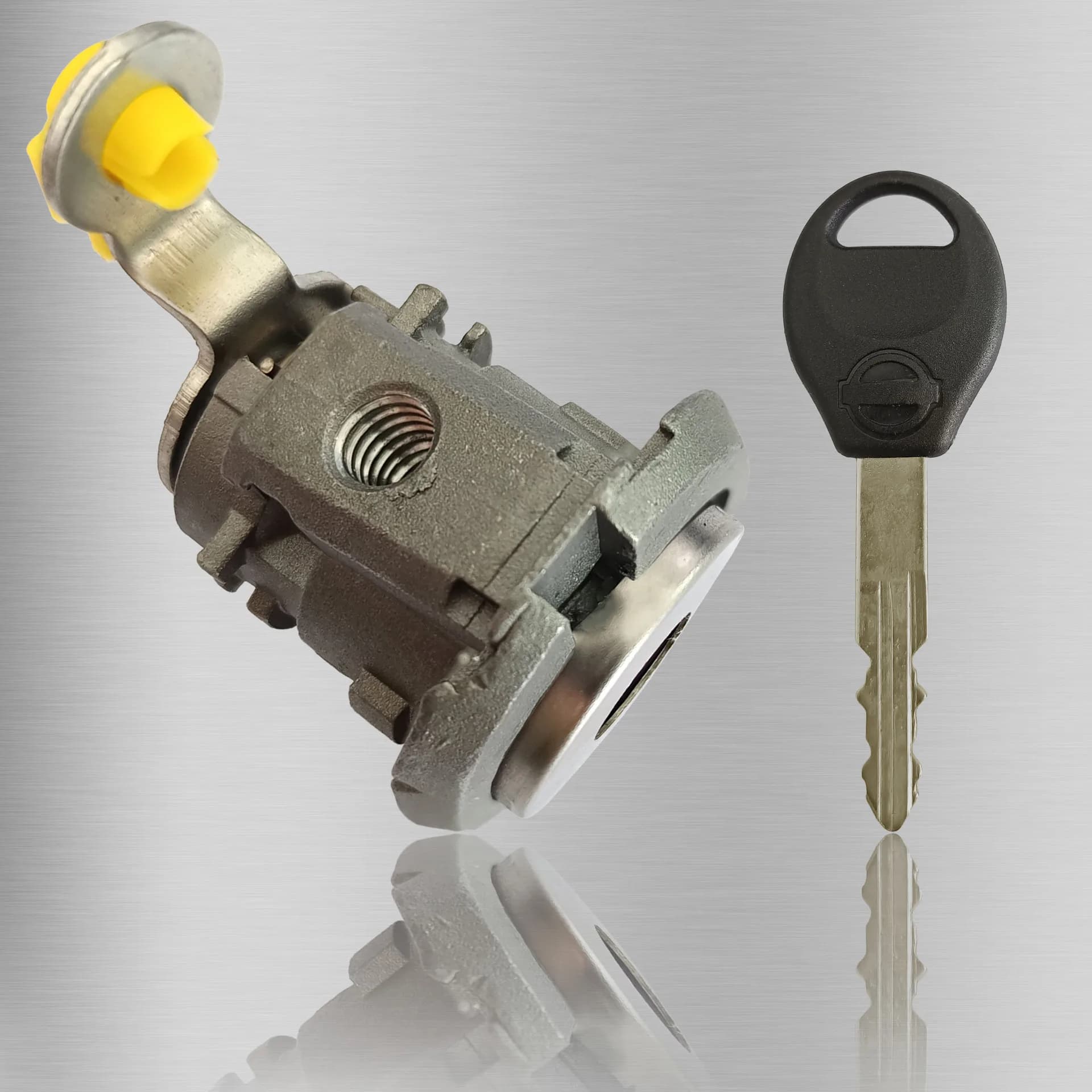 For Nissan New Qidi Left Door Lock Cylinder 1 Key Central Door Lock Cylinder Replacement and Repair Kit Car Accessories