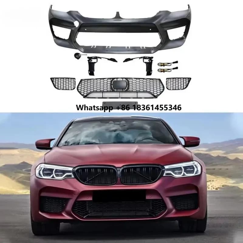For  5 Series G30 G38 2017-IN Front Bumper Rear Bumper Side Skirts Car Bumper Hot-sale M5 Style Body Kit