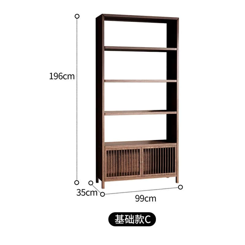 CX Song Dynasty Aesthetics Solid Wood Bogu Shelf Bookcase New Chinese Zen Display Cabinet