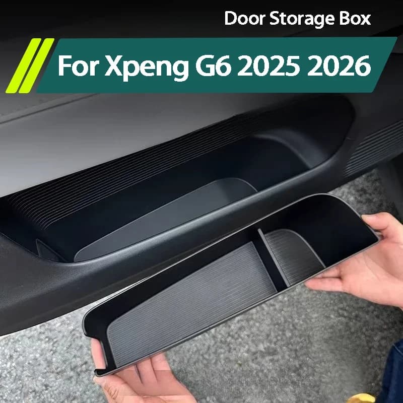 For Xpeng G6 Xiaopeng G6 2025 2026 Door Storage Box Waterproof Organizer Interior Accessories
