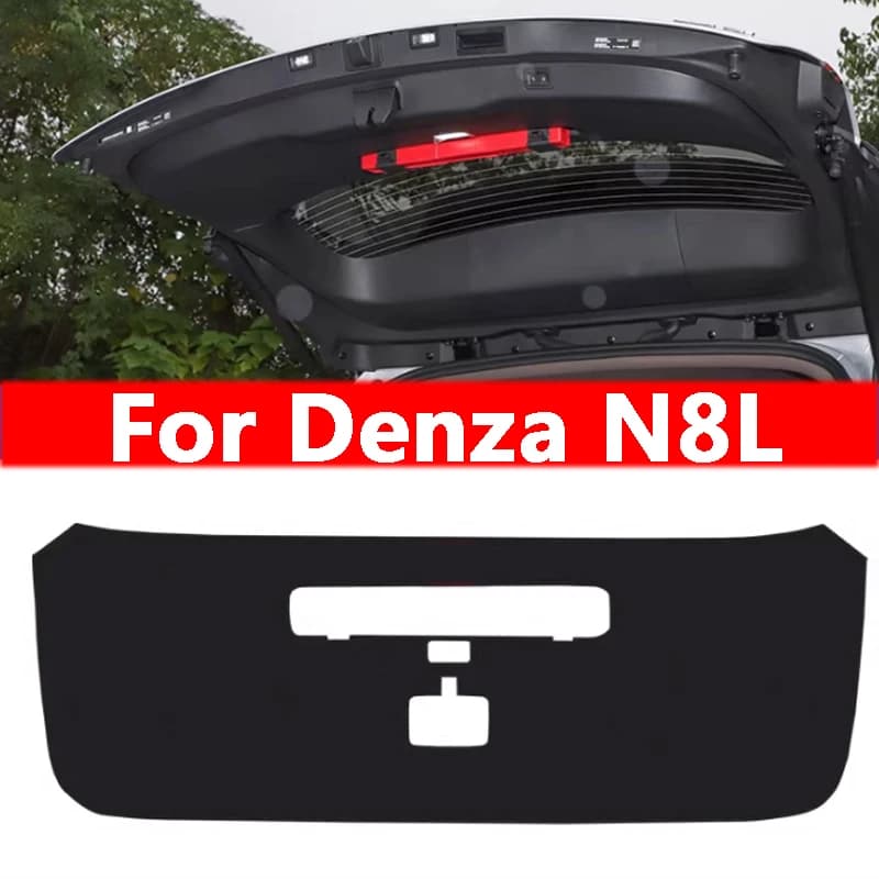 For Denza N8L 2025 2026 Car Rear Trunk Tailgate Protection Pad Trunk PU Leather Anti-dirty Guard Pad Accessories