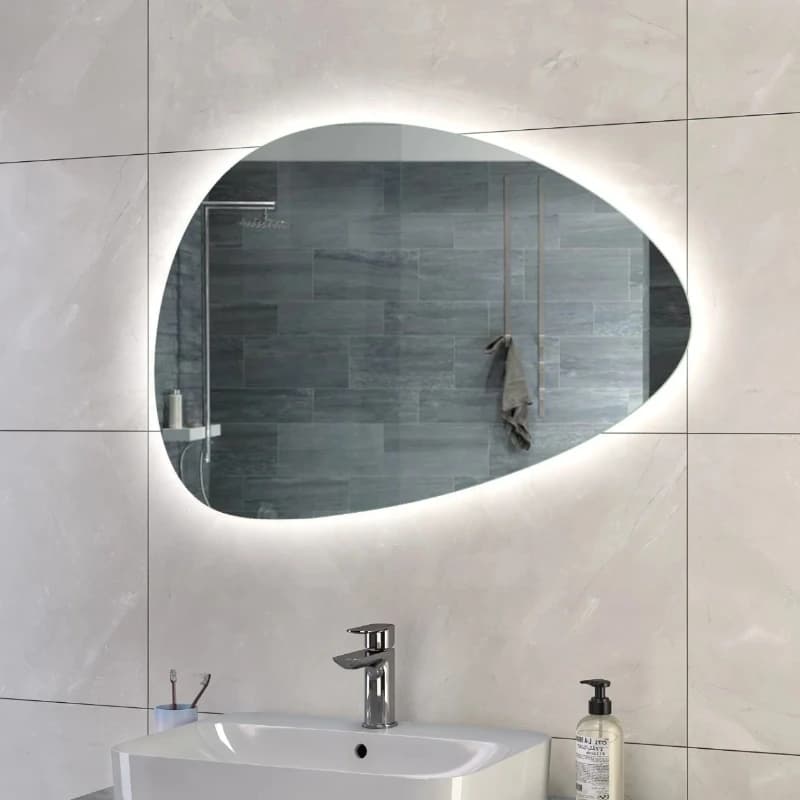 Anti-fog Light Emitting Diode Bathroom Mirror with Lighting Function