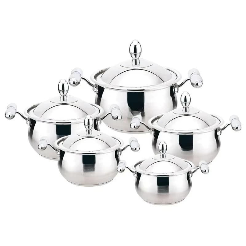 High quality soup pot 200l induction stainless steel cookware pot