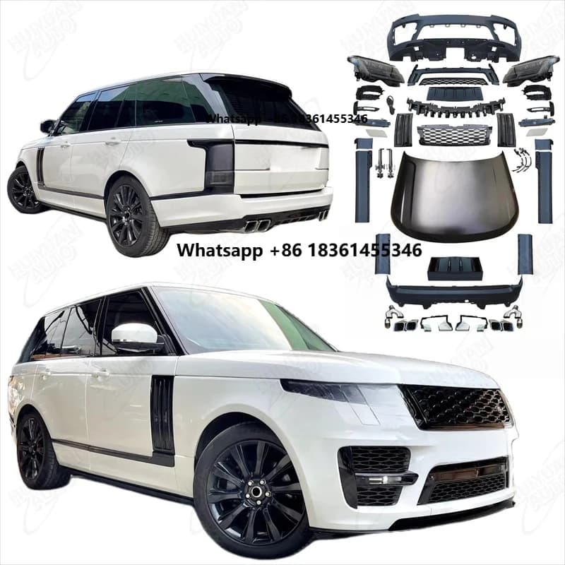 For Vogue L405 2013-2017 Upgrade To 2022 Svo Style Car Bumpers High Quality Body Kit