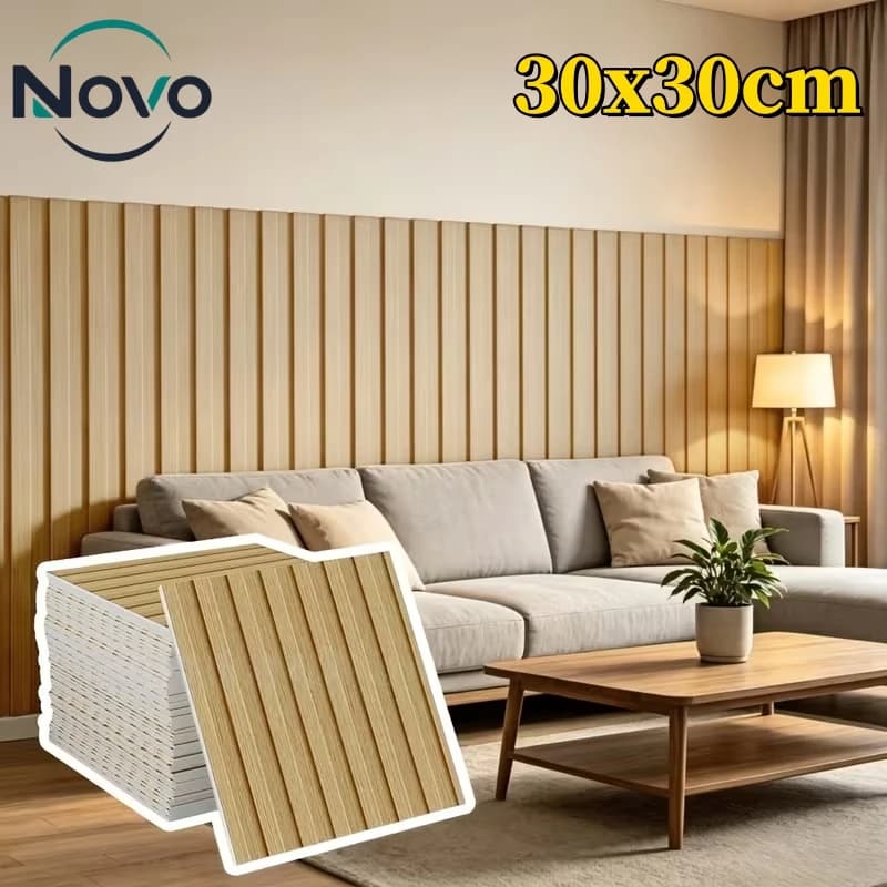 Thicken PVC Self-Adhesive Wood Grain Striped Wall Stickers for Decorating Renovating Bedrooms Living Rooms Kitchens Wallpaper