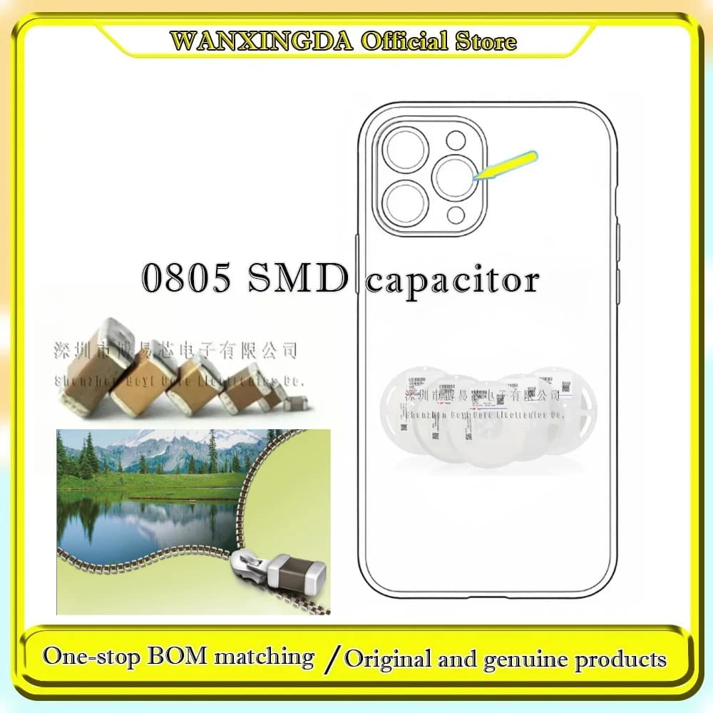 phone case  0805 SMD 100Pcs 4000Pcs 10nF 15nF 22nF 33nF 36nF 47nF 68nF 82nF 100nF 220nF 470nF Phone case
