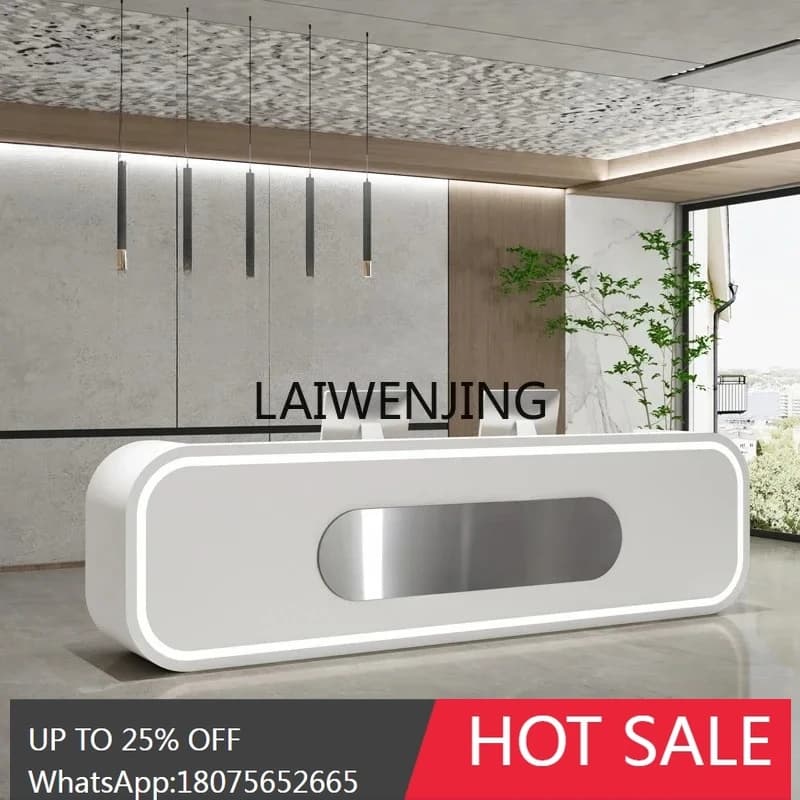 beauty salon checkout page clothing milk tea shop company reception counter table