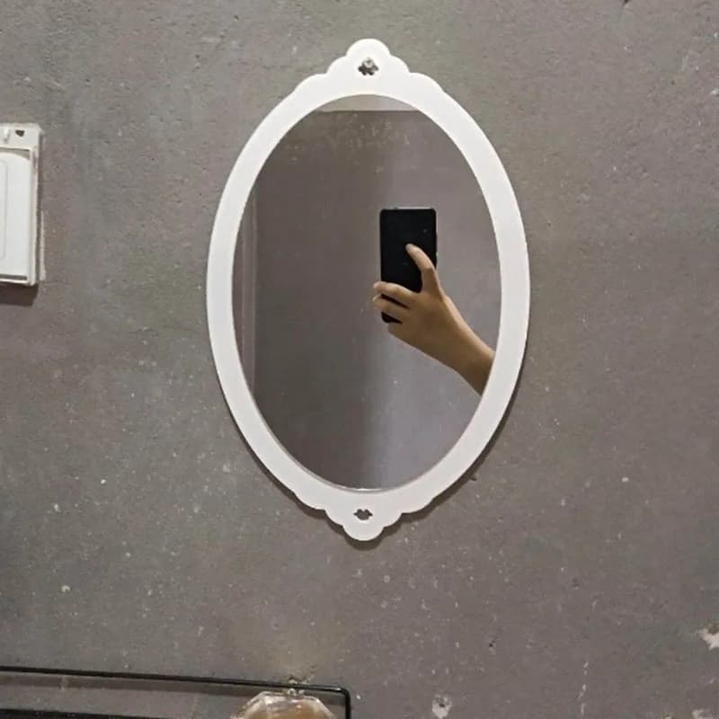 Oval Bathroom Mirror Wall Living Room Modern Decoration Vanity Men Bedroom Girls Luxury Mirror Hanging Espelhos Home Products