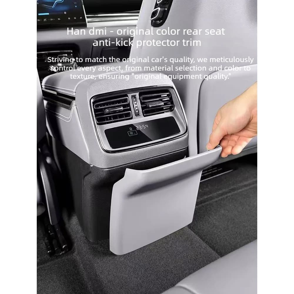 For BYD Han DMI/EV rear air outlet kick plate special original car color interior modification accessories