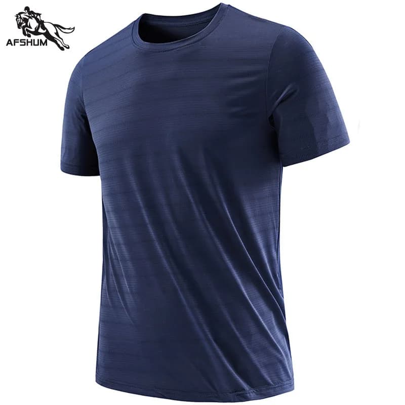 T-shirt men L-6XL 7XL 8XL summer new Men's short sleeve t-shirt men printing stretch Fitness mens casual Quick dry t shirts 9116