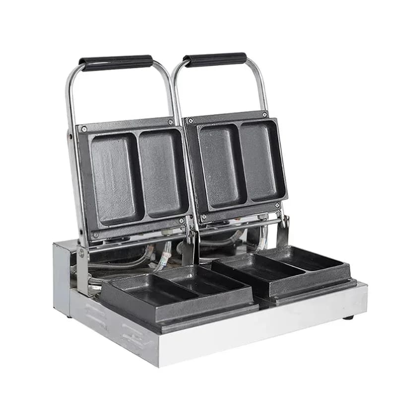 Double Sided Waffle Maker Sandwich Toaster Electric Sandwich Maker