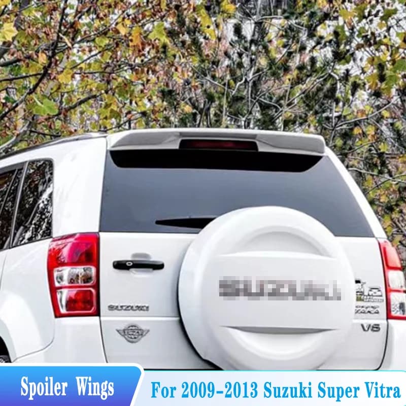 For 2005-2015 Suzuki Super Vitara Grand Escudo Car Rear Roof Spoiler Wings ABS Material Car Exterior Tuning Trim Kit Accessories