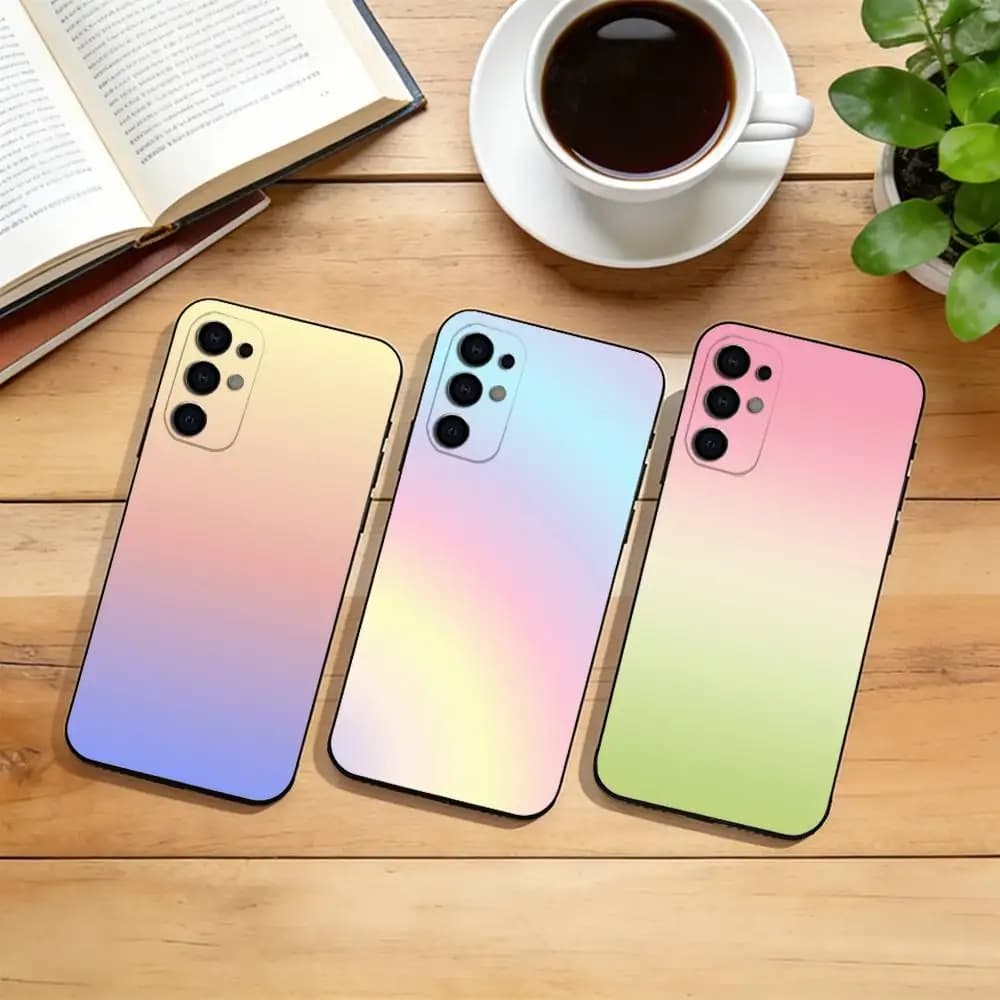 Cute Fried Egg Seamless Pattern  Phone Case Black Silicone Soft For Samsung S25,S24,S21,S22,S23,S30,Ultra,S20,Plus,Fe,Lite
