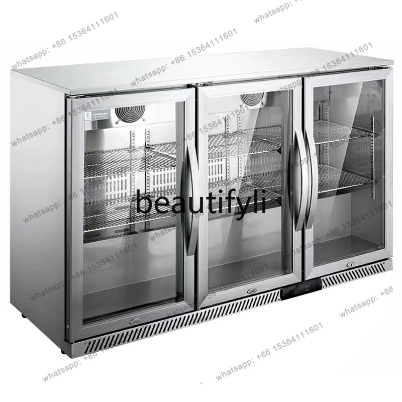 Bar Counter Refrigerated Display Cabinet Commercial Bar Refrigerator Beverage Cabinet Wine Preservation Freezer