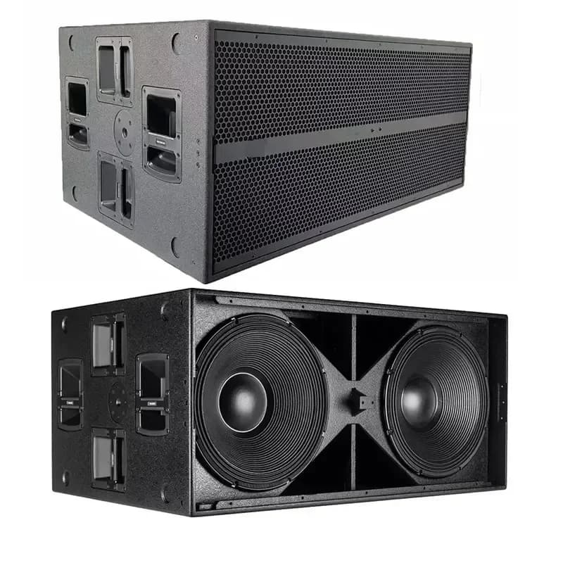 Dual 18-inch high-power subwoofer linear array audio stage performance professional audio concert bar KTV speakers