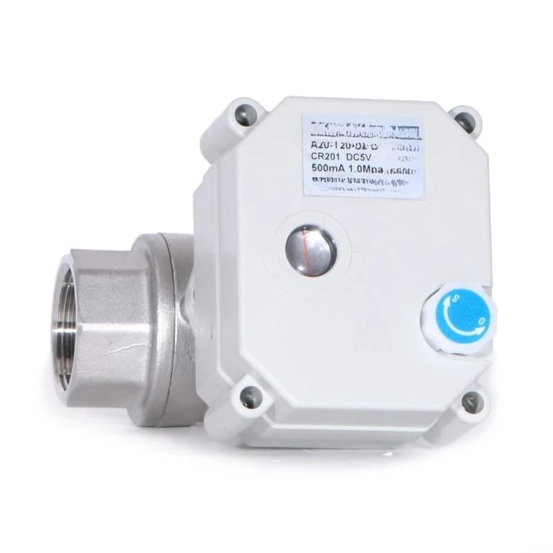 Through Flow Electric Valve with Feedback Line Electric Valve for Water Controller Electric Water Valve