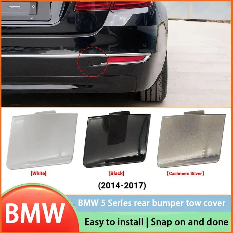 For 14-17 years BMW 5 Series Rear Bar Trailer Cover F10 F18 Rear Traction Hook Hole Cover 51127332777