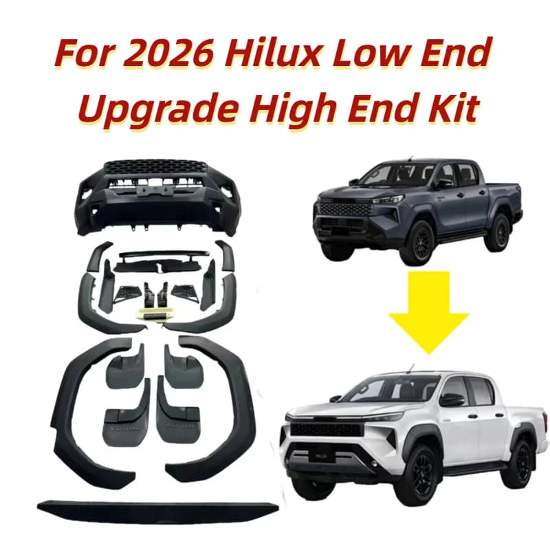 High Quality Low To High End Conversion Body Kit Fit for 2026 Hilux Exterior Modification Replacement Parts