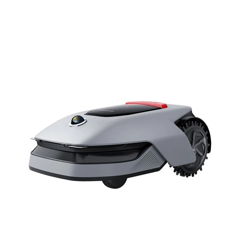 The intelligent lawn mower charges itself with laser navigation