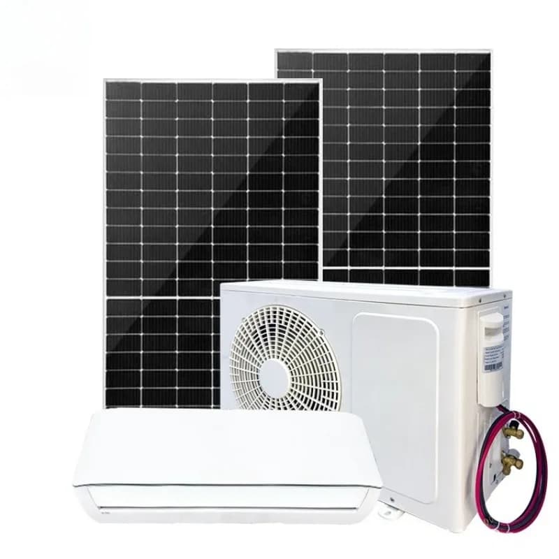 Photovoltaic power, remote control of mains power at night, grid-connected air conditioner, power saving and energy saving