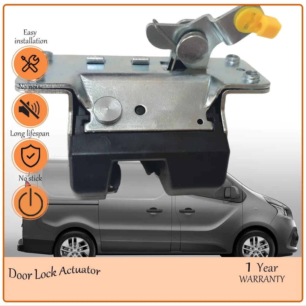 Robust Rear Trunk Boot Lock Mechanism, Manufactured to fit Vauxhall Nissan Renault Vans,Wear-Resistant oem 905037151R,6000618168