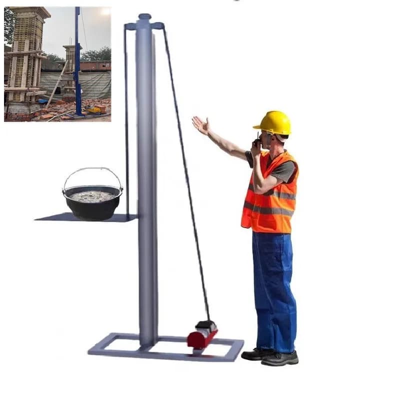 Wholesale New High Lifting Speed Electric Concrete Block Lifter Hoist with Wire Rope and Steel Construction