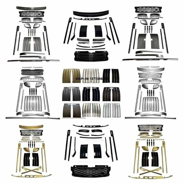 for  Range Rover Velar Evoque Defender Old to New Conversion Body Kit Grille Headlights Tail Lights
