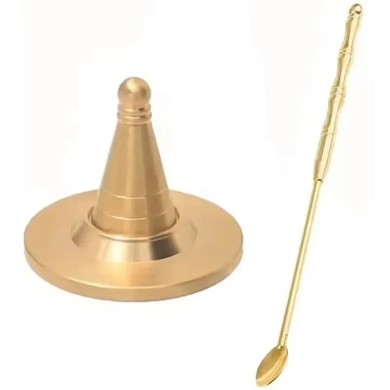 2026New Brass Incense Tools DIY Household Extension Accessories Aromatherapy Stove Bottle Incense Spoon Incense Sweep Tools