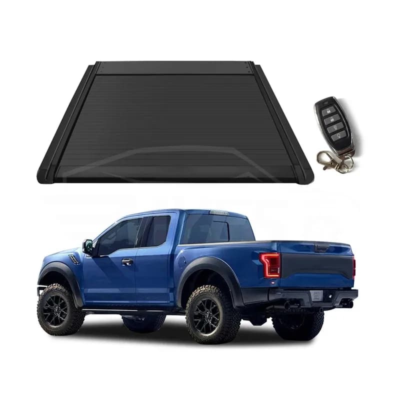 Aluminum Alloy Waterproof Electric Hard Type Pickup Truck Tonneau Cover Retrac For 2009-2022  F-150