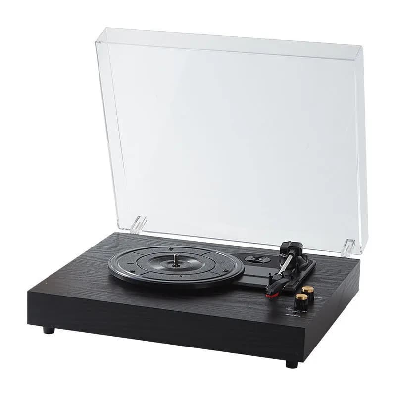 Classic Old-Fashioned Vinyl Turntable Vintage Gramophone Multifunctional 2-in-1 Bluetooth Speaker