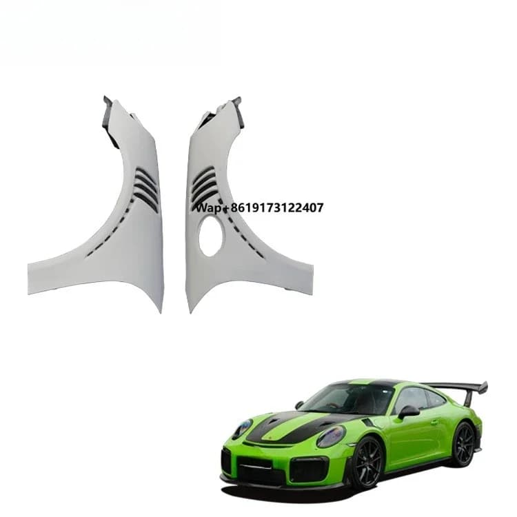 BK Tuning 911 991 Upgrade GT2RS Style Car Parts Front Fender PP Plastic Side Fender for 991 Fenders