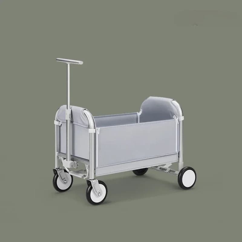Shopping cart aluminum alloy folding cart, outdoor shopping cart