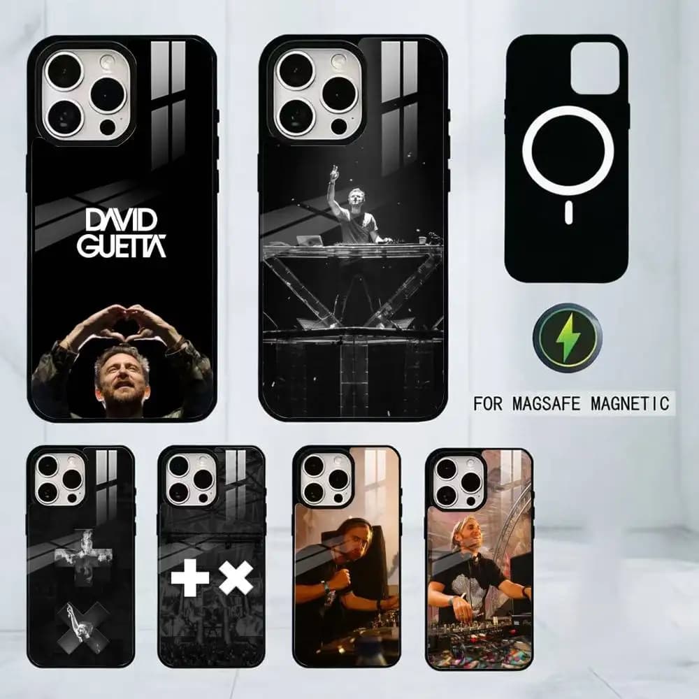 Godfather of EDM David Guetta Phone Case For iPhone17,16,15,14,13,12,11 Plus,Pro Magnetic with Magsafe Wireless Charging