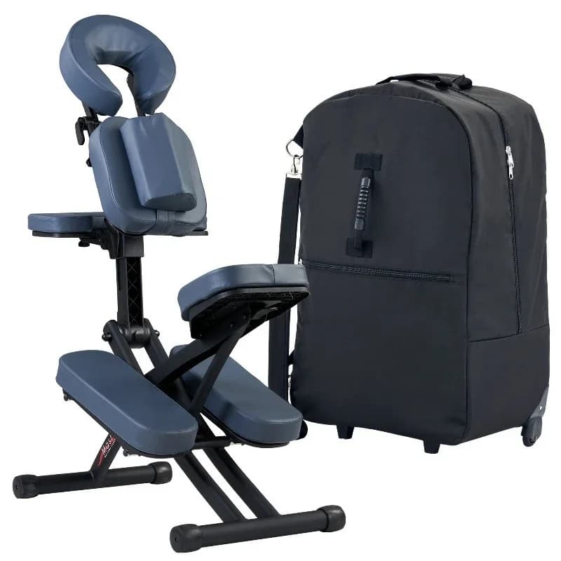Folding massage chair with trolley case chair massage