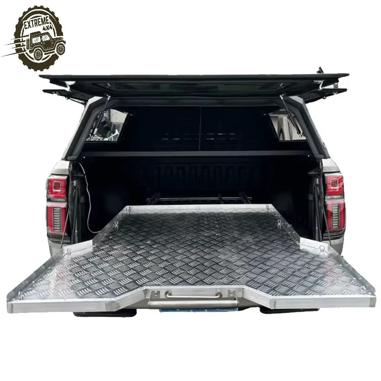 Factory Directly Sale Pickup Truck Luggage Tray Aluminum Slide Tray High Load-Bearing Pickup Truck Bed Pallet for GMW Poer