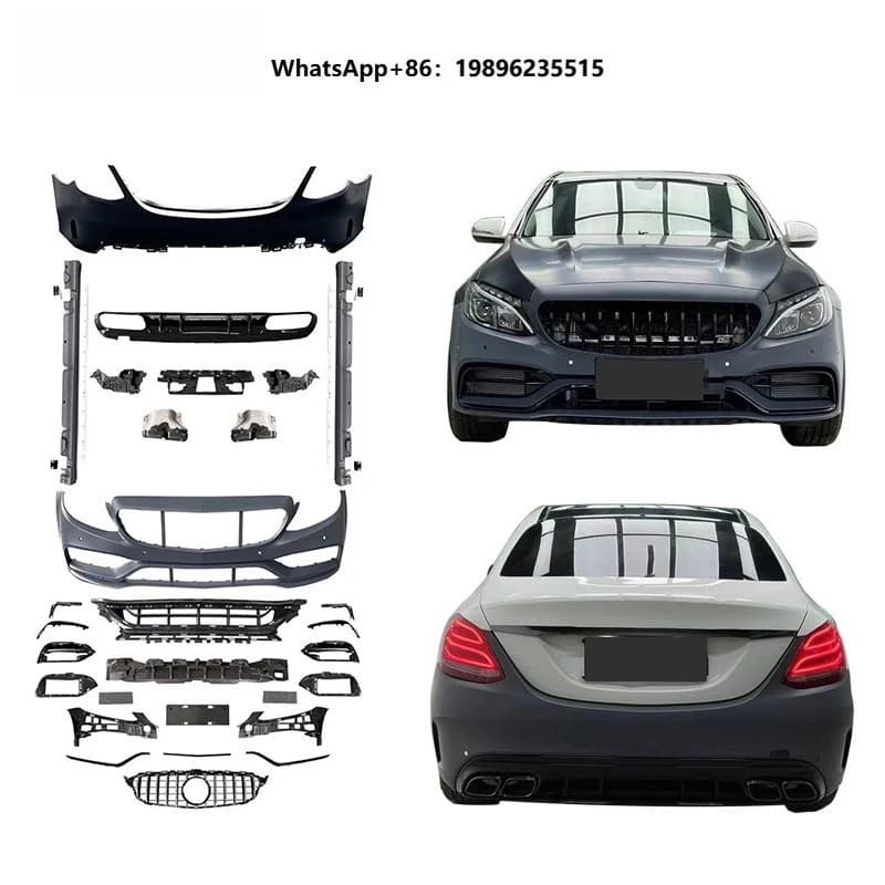 Wholesale Car Body Kits Class W205 Upgrade Original C63 Body Kits 2015-2021 Body Kit