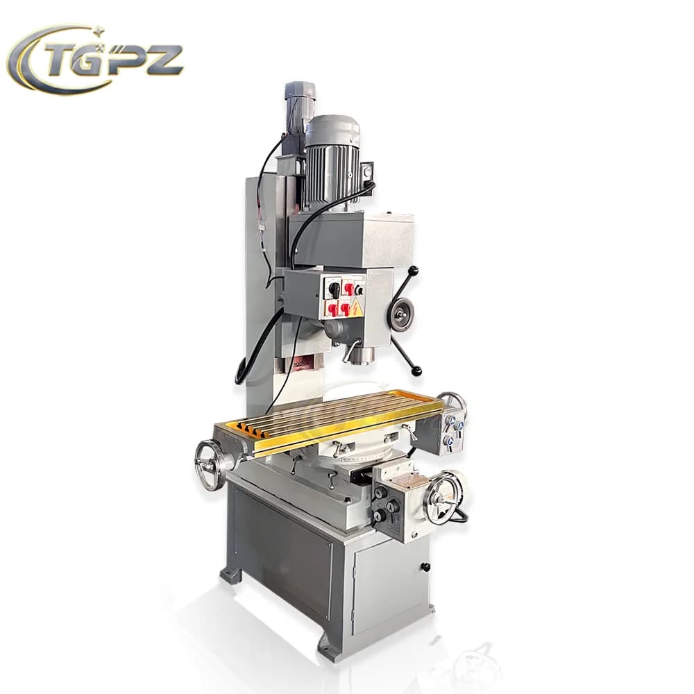 High Quality ZX50C 3-Axis DRO Manual Mini Milling Machine Light Vertical X/Y-Axis Feed Drilling Milling MT4  380V/220V