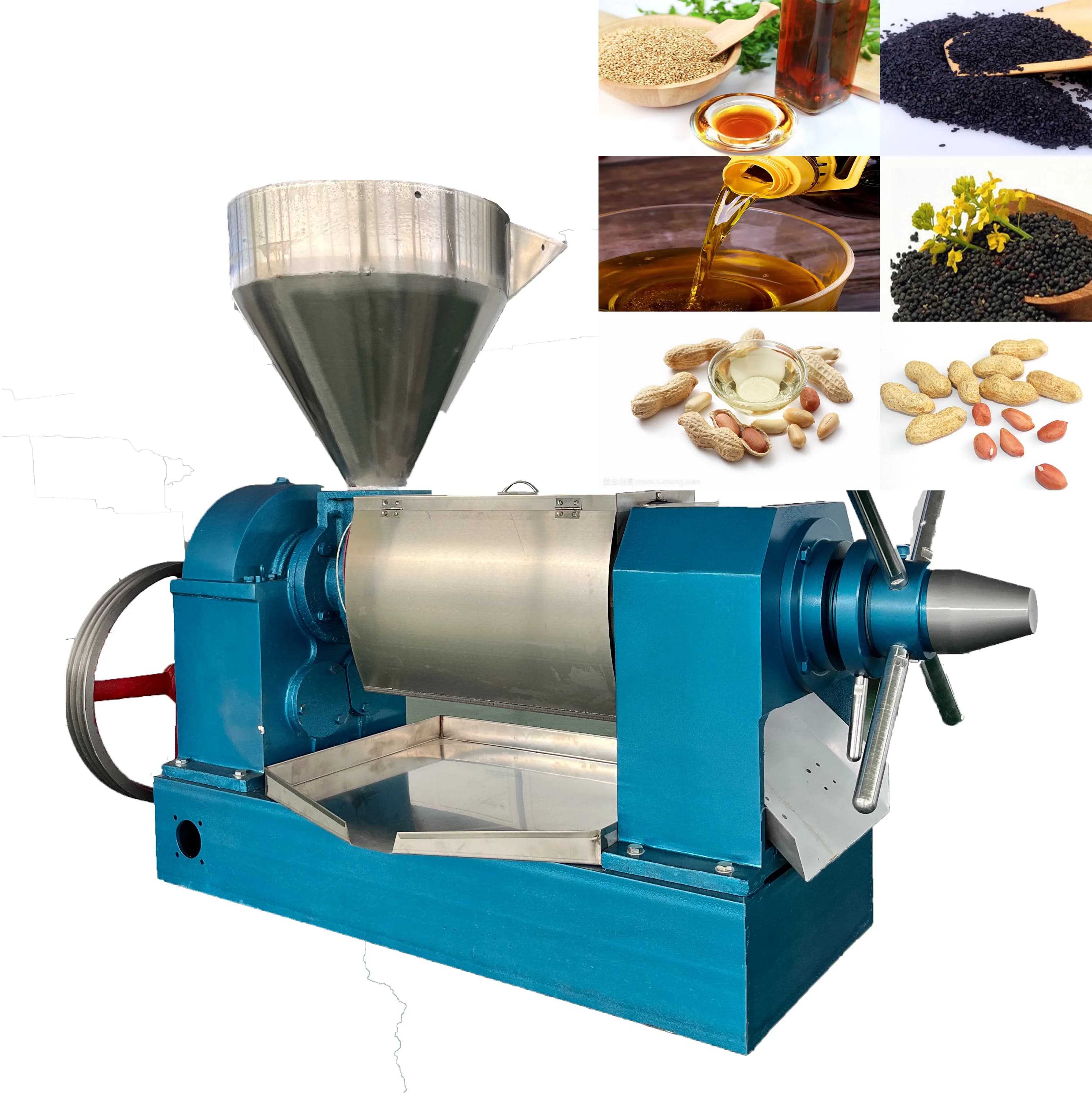 230 Kg/h Automatic Oil Extraction Machine Soybean Peanut Oil Making Machine Sunflower Seed Hot Cold Oil Press Machine