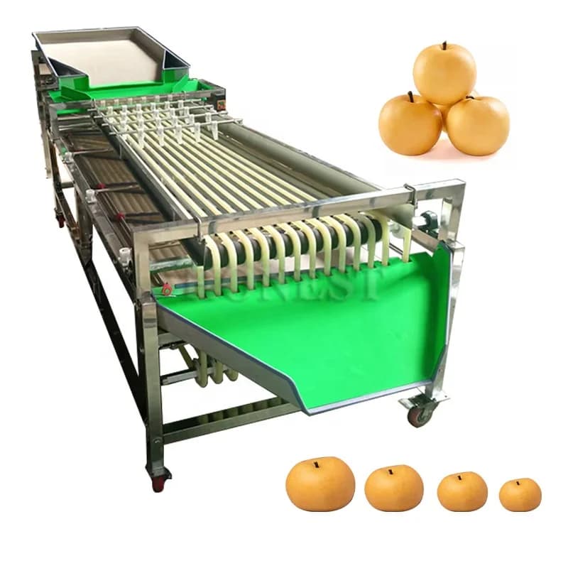 High Efficiency Sorting Machine Vegetables / Oranges Sorting Machine / Citrus Fruits Sorting Machine