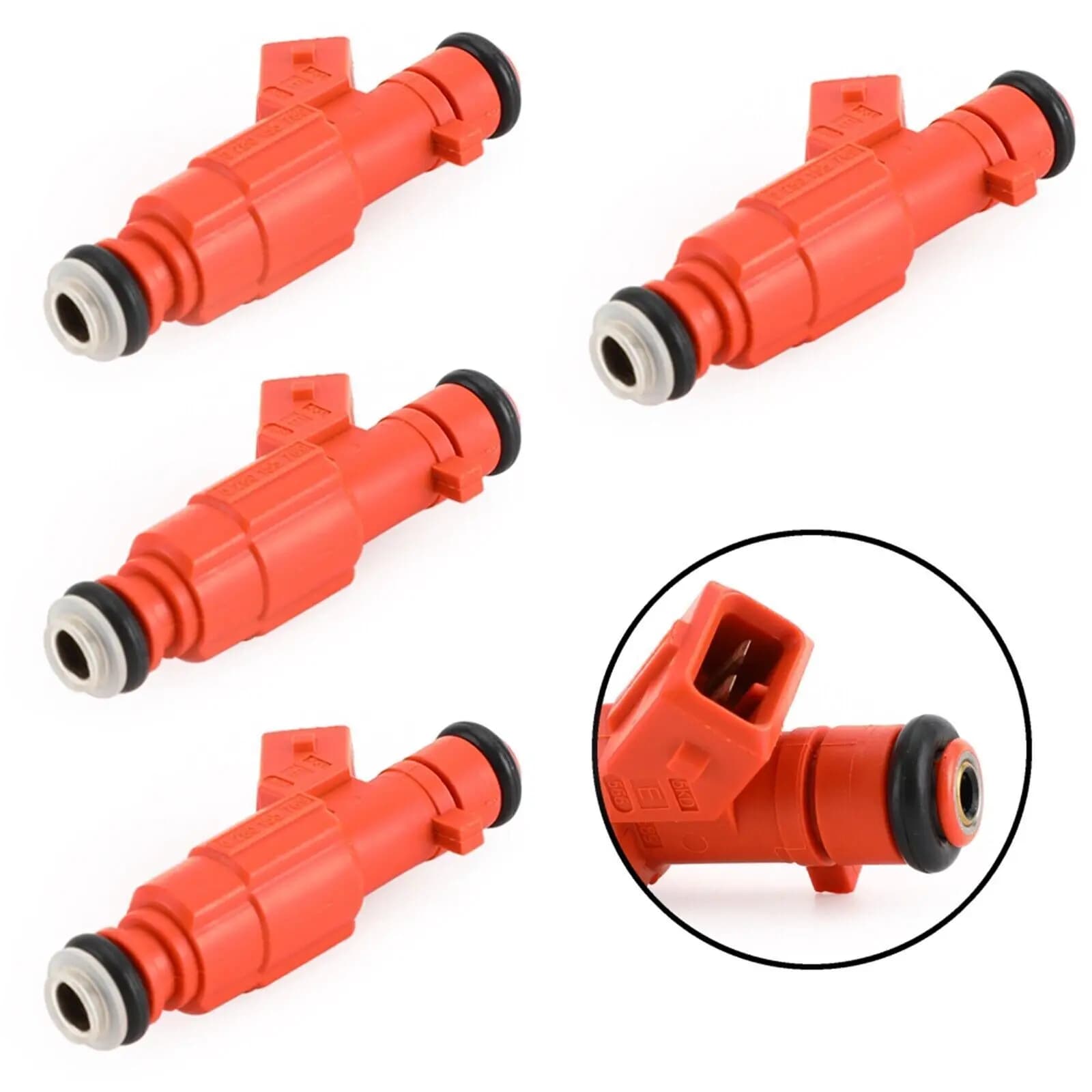 1/4PCS Fuel Injectors 0280155769 Fit For Alfa Romeo 145 146 147 156 166 GTV Spider 1.6 2.0 1994-2010 0280151048