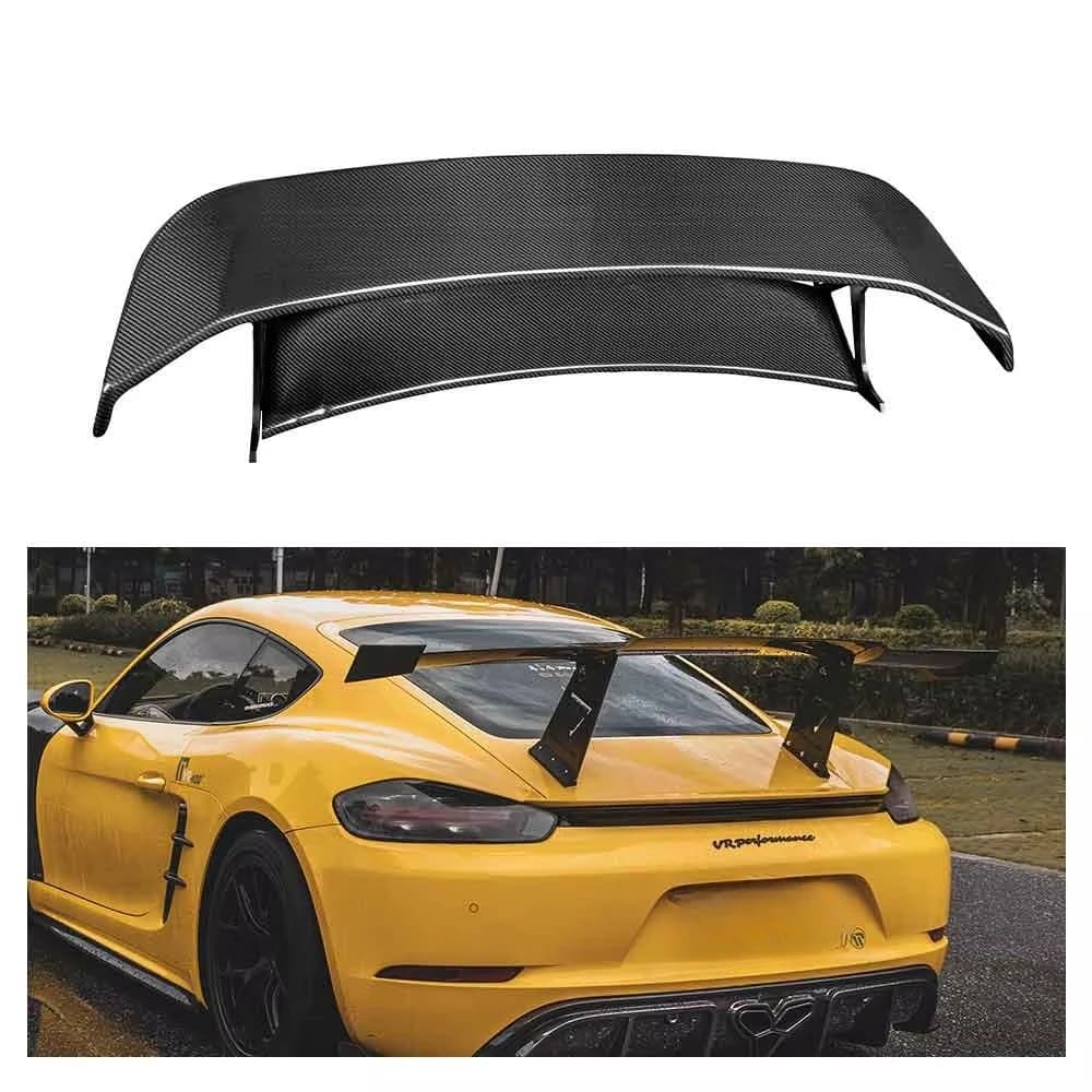 High Quality Dry Carbon Fiber Rear Spoiler Wing for Porsche 718 Boxster Cayman