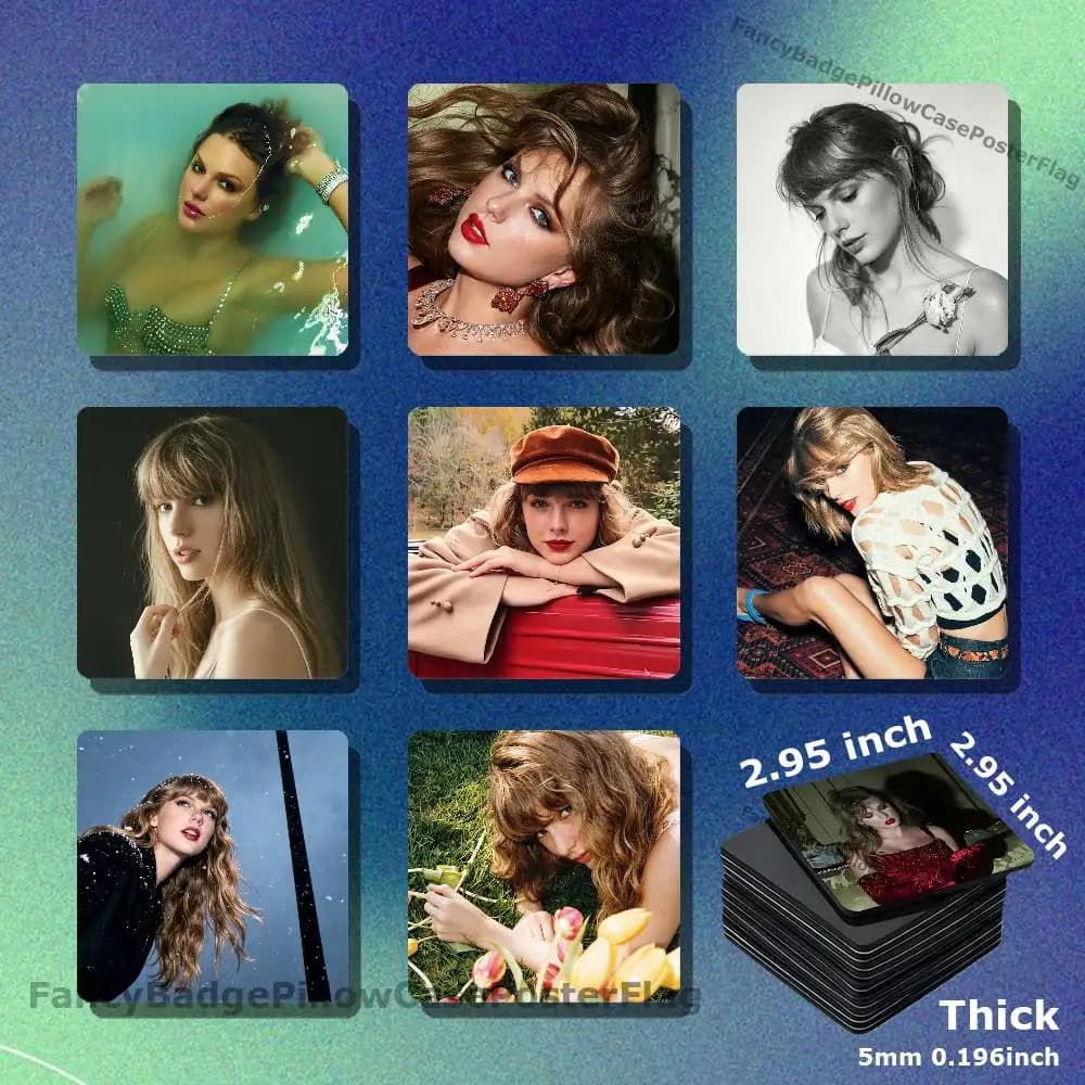 T-Taylor The L-Life of A S-Showgirl Swift DIY Refrigerator Magnet Handmade Creation Acrylic Fridge Magnetic Sets Accessories