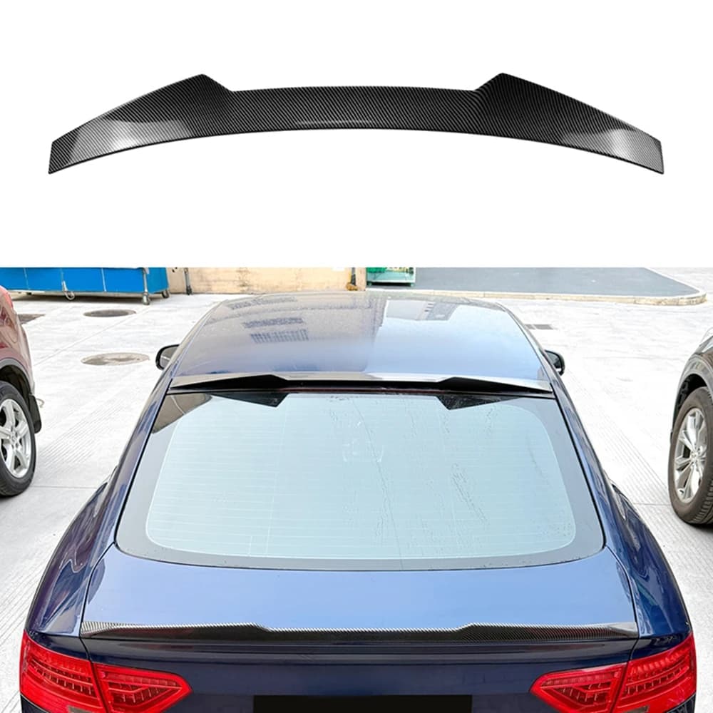 FOR Audi A5 8T Sportback 2007-2016 Four Door Coupe Roof Spoiler Rear Wing Styling Exterior Upgrade Modification Accessories