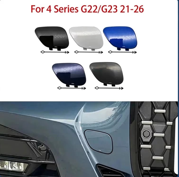 For BMW 4 Series G22 G23 M Sport 2021 2026 New OEM Front Bumper Tow Hook Cover Cap 51119854253 Replacement Car Auto Parts