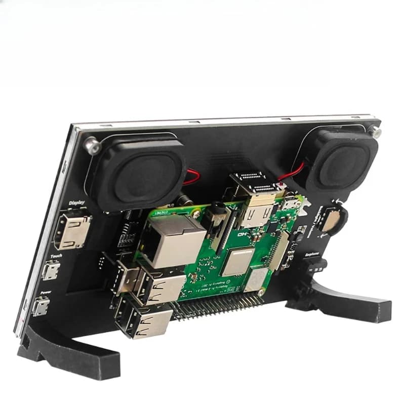 5/7 inch IPS Touch Screen Display Monitor Module Kit for Raspberry Pi 4B/3B 1024x600 HDMI-Compatible Display Monitor Board