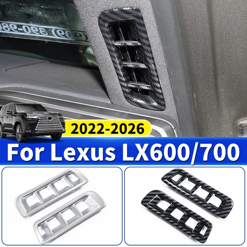 For 2022-2026 Toyota Lexus 600 700 LX600 LX700 Car A Pillar Vent Decoration Cover Easy Install Interior Protection Accessories