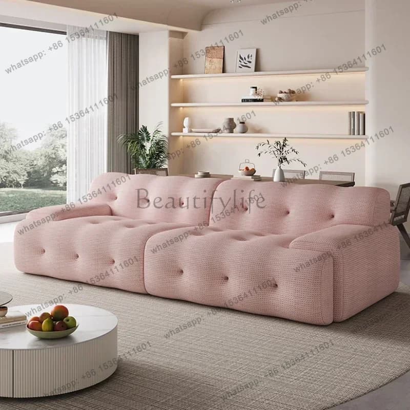 PG White Cloud Foam Sofa Modular Living Room Modern Floor Sofa Fancy Lazzy Lounge Muebles Combination Para Dormitorio Furniture