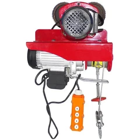 Electric hoist 220V with sports car 0.5 tons 1 gantry crane household small hoist lifting crane